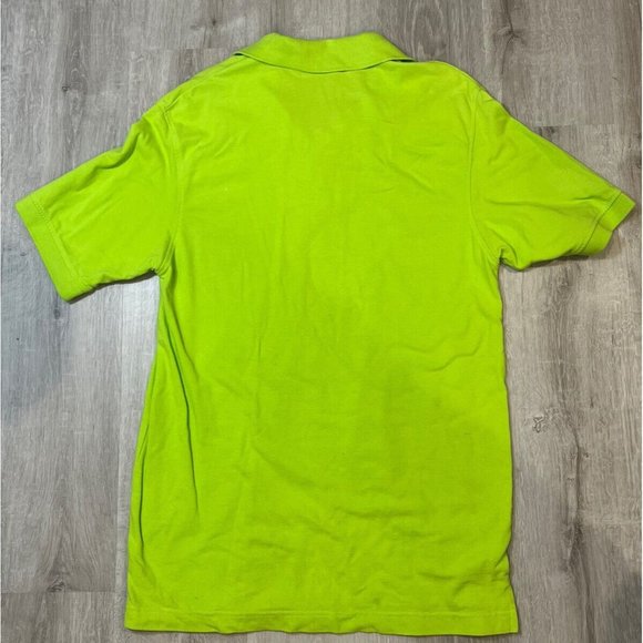 Mens South Pole Authentic Collection Lime Green Short Sleeve Polo Shirt Size L - Picture 7 of 7